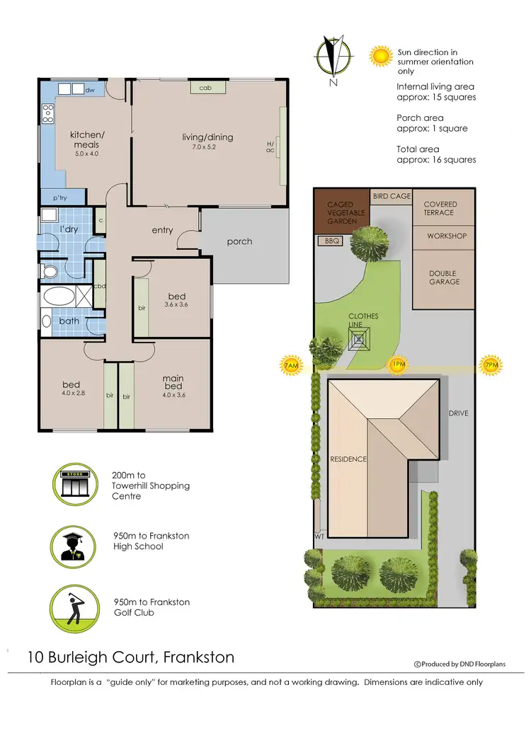 Floorplan of Homely house listing, 10 Burleigh Court, Frankston VIC 3199