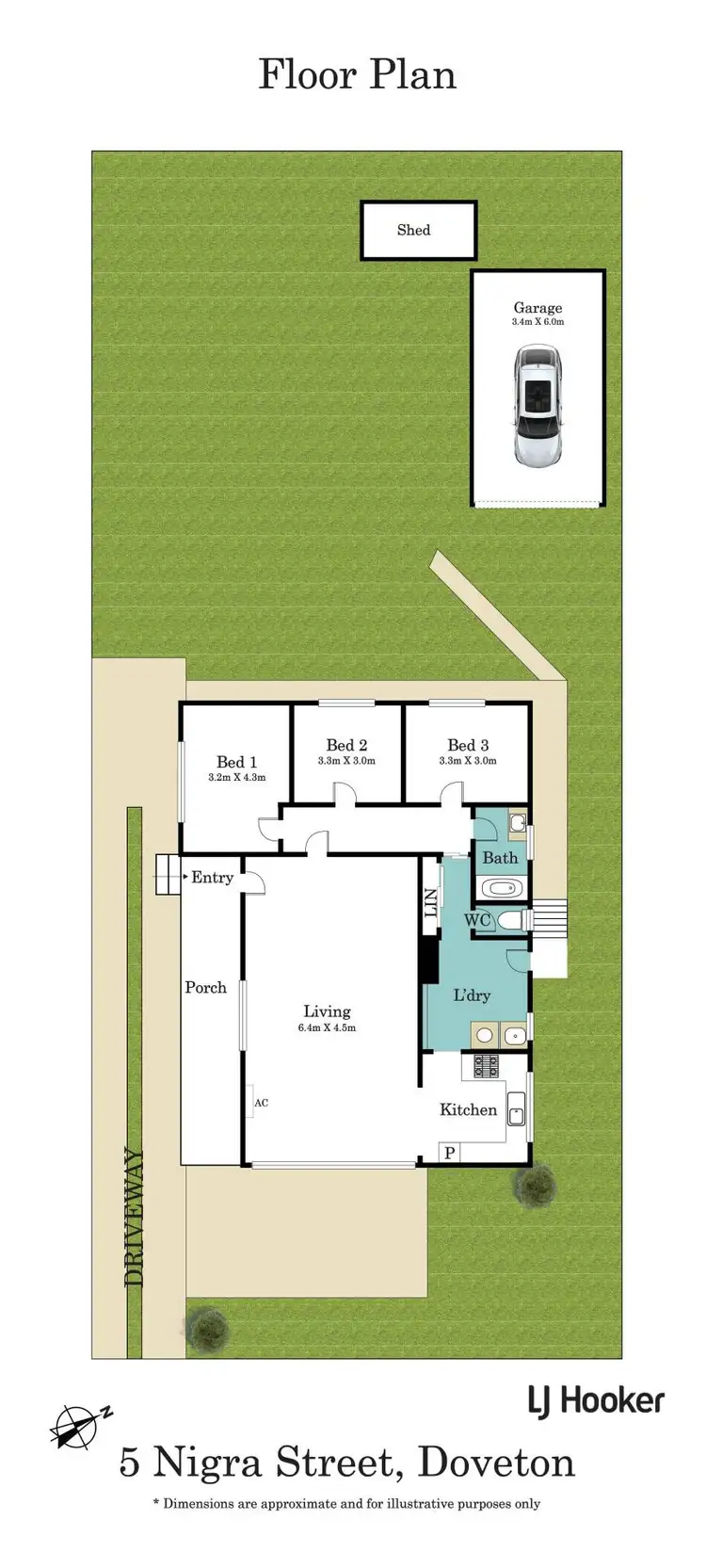 Floorplan of Homely house listing, 5 Nigra Street, Doveton VIC 3177