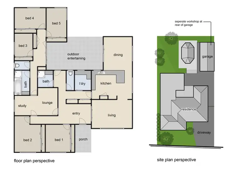Floorplan of Homely house listing, 8 Ridge Road, Berwick VIC 3806