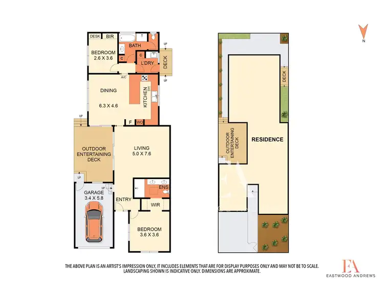 Floorplan of Homely townhouse listing, 51 Clarendon Street, Newtown VIC 3220