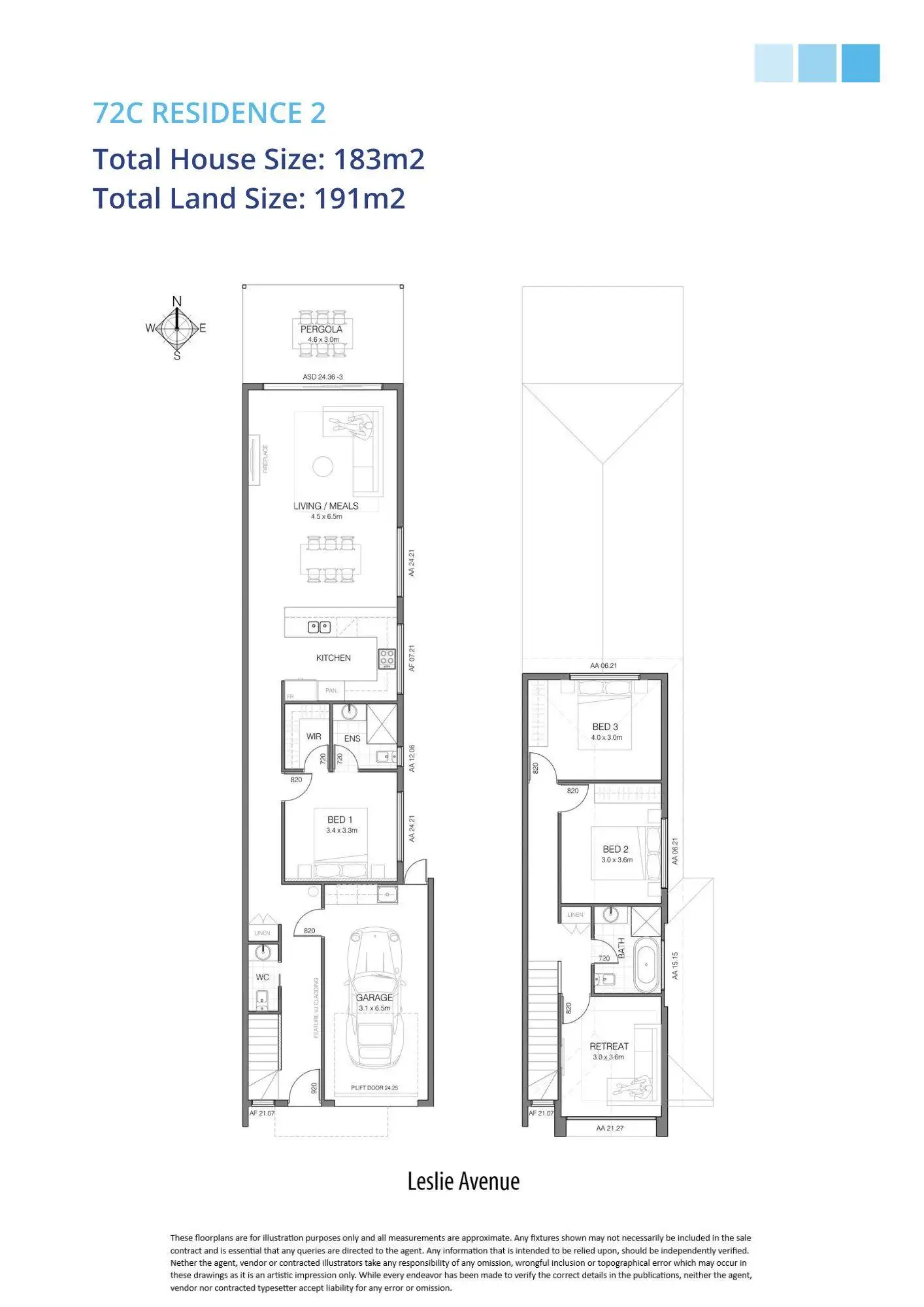 Floorplan of Homely house listing, 72C Leslie Avenue, Blair Athol SA 5084