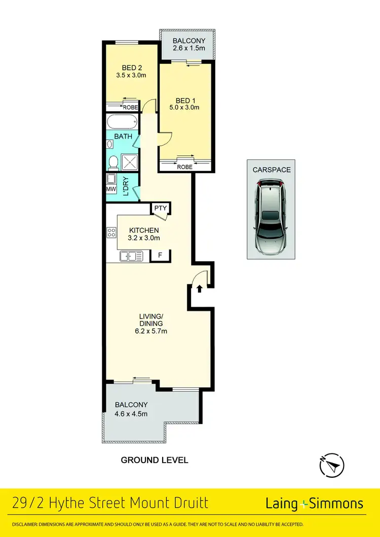 Floorplan of Homely unit listing, 29/2 Hythe Street, Mount Druitt NSW 2770