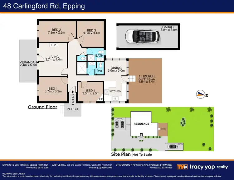 Floorplan of Homely house listing, 48 Carlingford Road, Epping NSW 2121