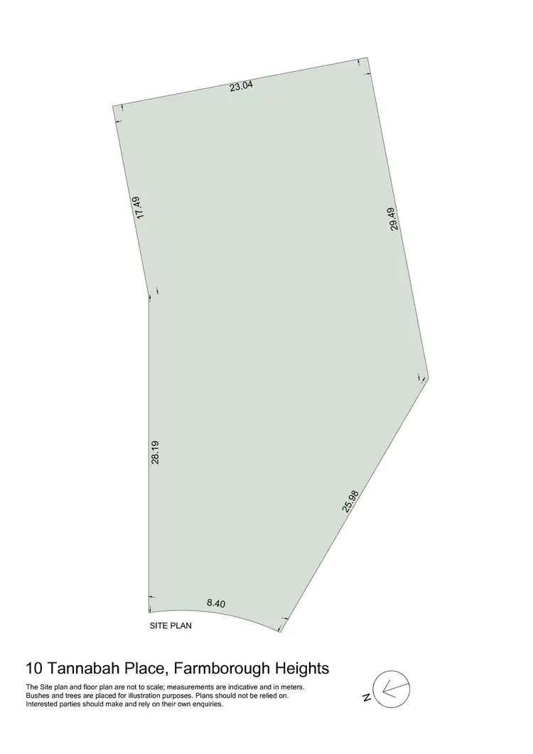 Floorplan of Homely house listing, 10 Tannabah Place, Farmborough Heights NSW 2526