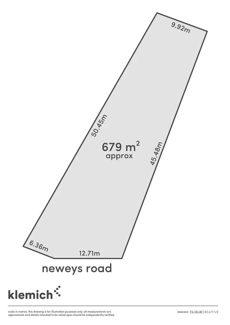 Floorplan of Homely land listing, 1a Neweys Road, Mitcham SA 5062