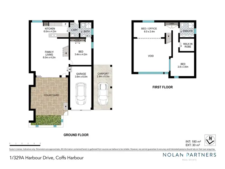 Floorplan of Homely townhouse listing, 1/329A Harbour Drive, Coffs Harbour NSW 2450