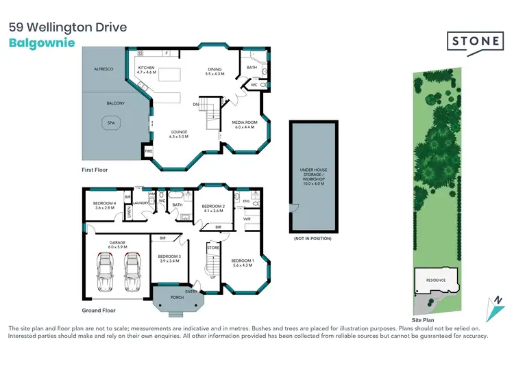 Floorplan of Homely house listing, 59 Wellington Drive, Balgownie NSW 2519