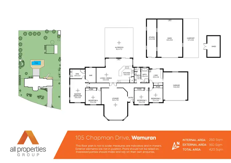 Floorplan of Homely house listing, 105-107 Chapman Drive, Wamuran QLD 4512