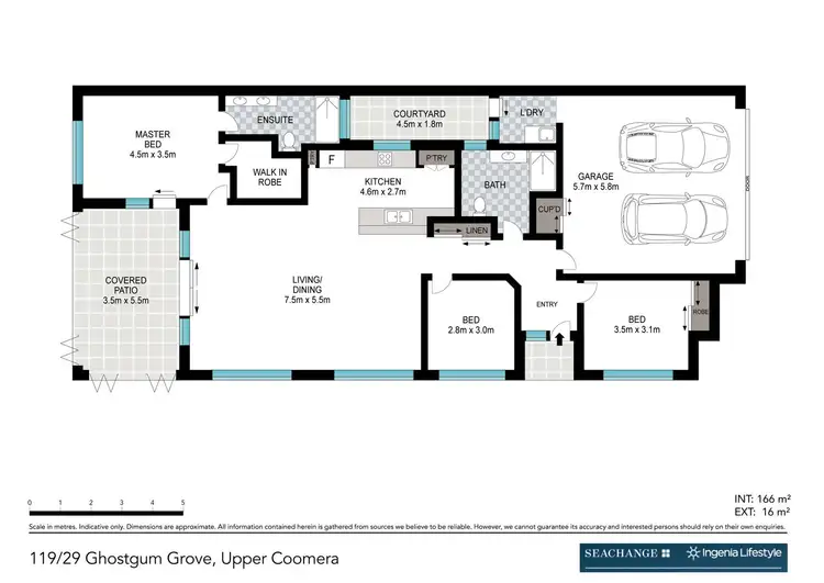 Floorplan of Homely retirement listing, 119/29 Ghostgum Grove, Upper Coomera QLD 4209