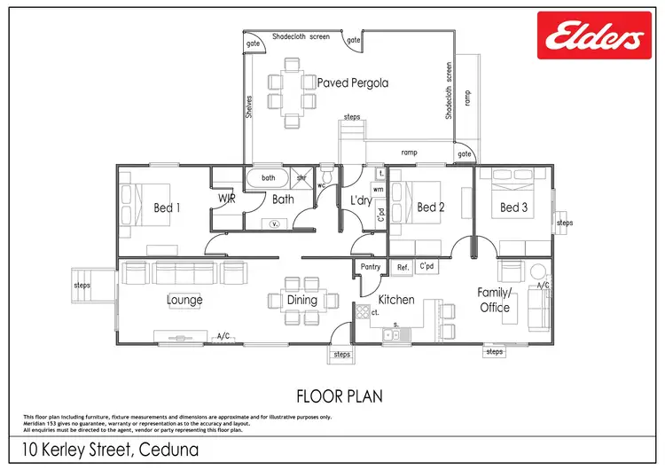 Floorplan of Homely house listing, 10 Kerley Street, Ceduna SA 5690