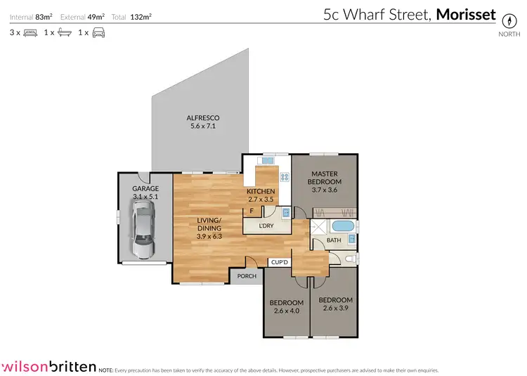 Floorplan of Homely house listing, 5C Wharf Street, Morisset NSW 2264