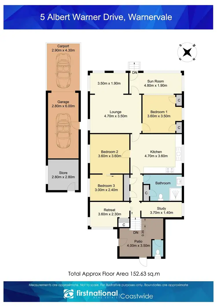Floorplan of Homely house listing, 5 Albert Warner Drive, Warnervale NSW 2259