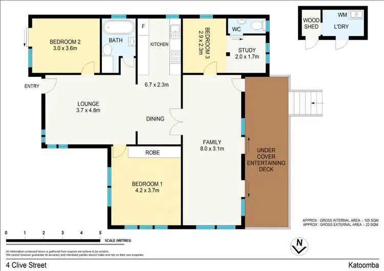 Floorplan of Homely house listing, 4 Clive Street, Katoomba NSW 2780