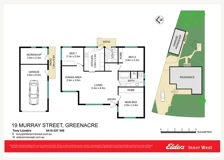 Floorplan of Homely house listing, 19 Murray Street, Greenacre NSW 2190