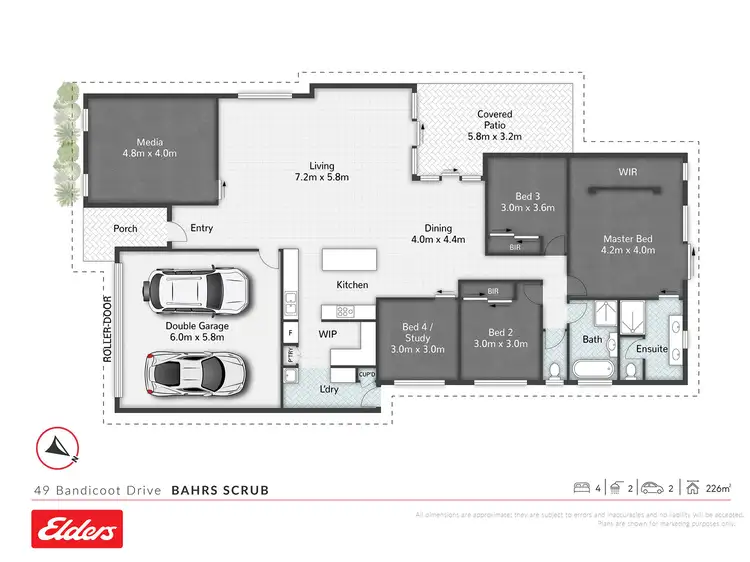 Floorplan of Homely house listing, 49 Bandicoot Drive, Bahrs Scrub QLD 4207