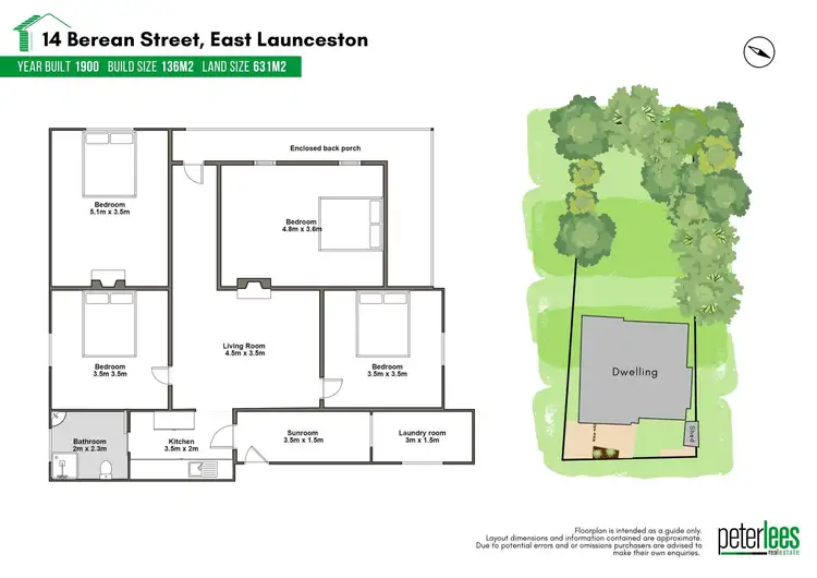 Floorplan of Homely house listing, 14 Berean Street, East Launceston TAS 7250