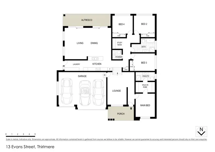 Floorplan of Homely house listing, 13 Evans Street, Thirlmere NSW 2572