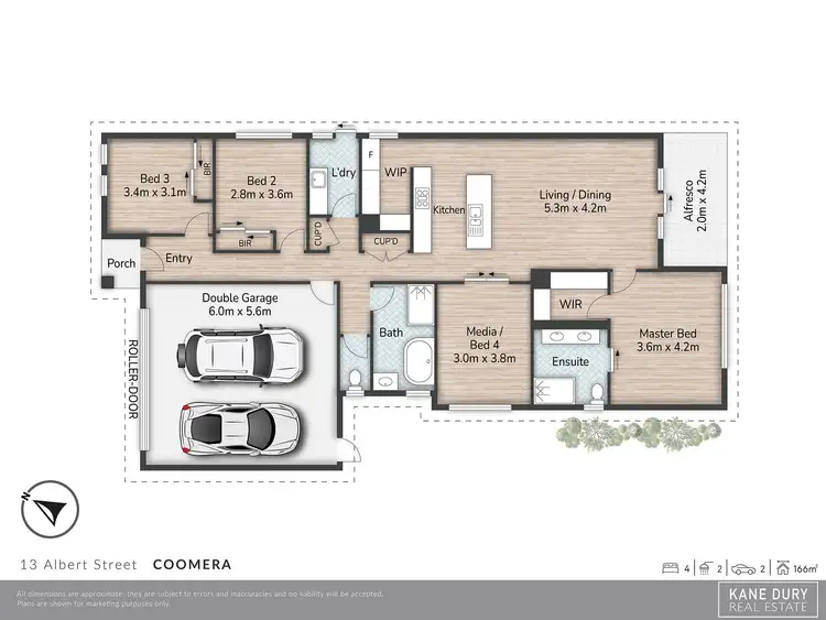 Floorplan of Homely house listing, 13 Albert Street, Coomera QLD 4209