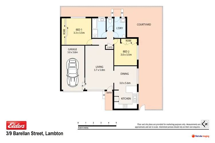 Floorplan of Homely villa listing, 3/9 Barellan Street, Lambton NSW 2299