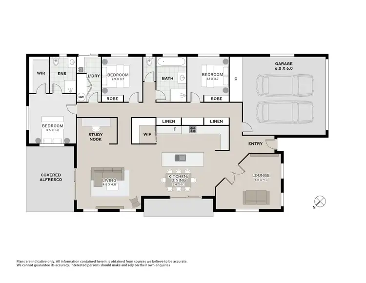Floorplan of Homely house listing, 5 Parkfield Drive, Youngtown TAS 7249