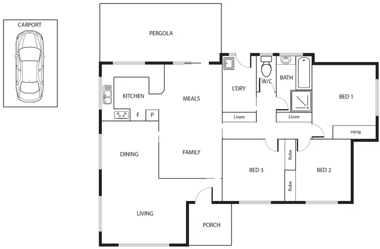Floorplan of Homely house listing, 4 Mullens Place, Calwell ACT 2905