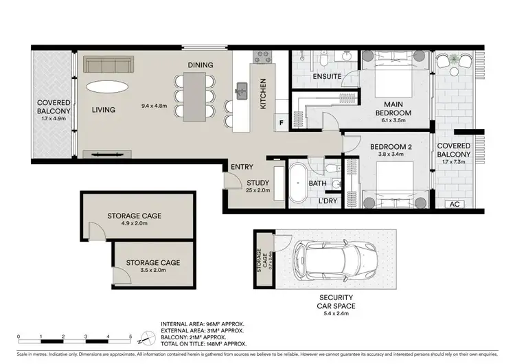 Floorplan of Homely apartment listing, 501/2 Darling Avenue, Rhodes NSW 2138