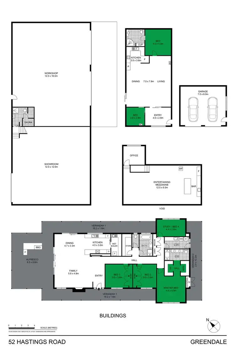 Floorplan of Homely house listing, 52 Hastings Road, Greendale VIC 3341