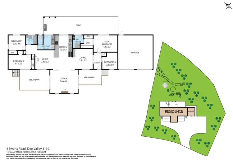 Floorplan of Homely house listing, 4 Ewarts Road, Don Valley VIC 3139