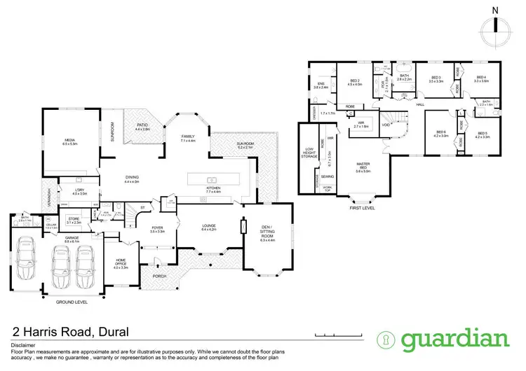Floorplan of Homely house listing, 2 Harris Road, Dural NSW 2158