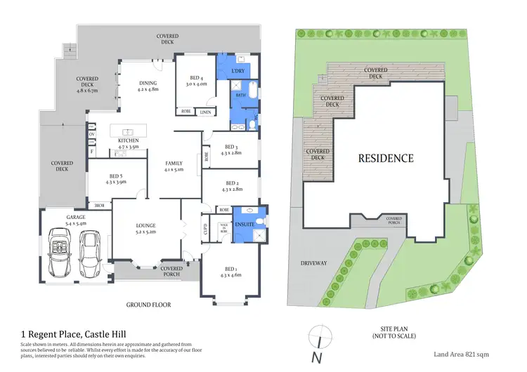Floorplan of Homely house listing, 1 Regent Place, Castle Hill NSW 2154