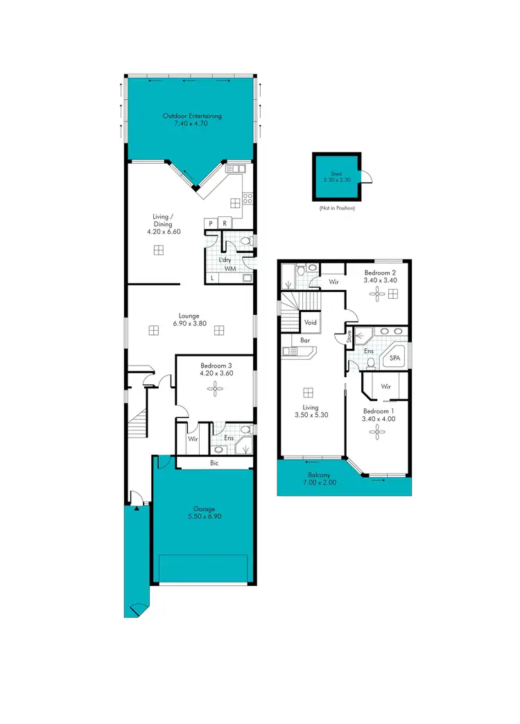 Floorplan of Homely house listing, 40a Adelphi Terrace, Glenelg North SA 5045