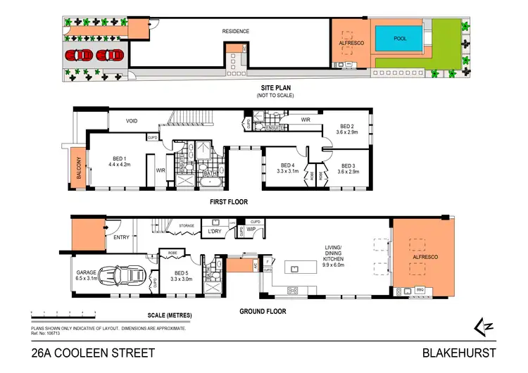 Floorplan of Homely semi-detached listing, 26a Cooleen Street, Blakehurst NSW 2221