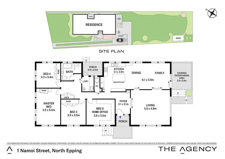 Floorplan of Homely house listing, 1 Namoi Street, North Epping NSW 2121