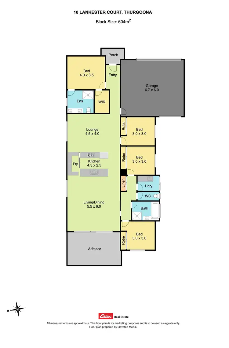 Floorplan of Homely house listing, 10 Lankester Court, Thurgoona NSW 2640