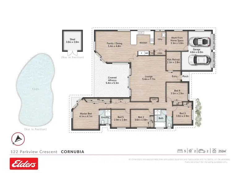Floorplan of Homely house listing, 122-124 Parkview Crescent, Cornubia QLD 4130