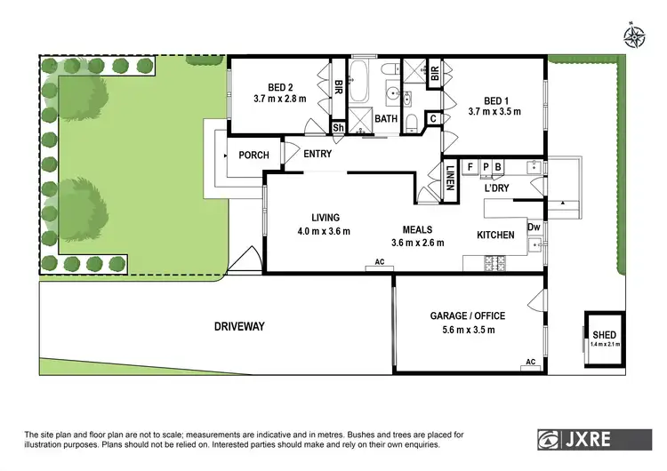 Floorplan of Homely unit listing, 2/458 Haughton Road, Clayton South VIC 3169