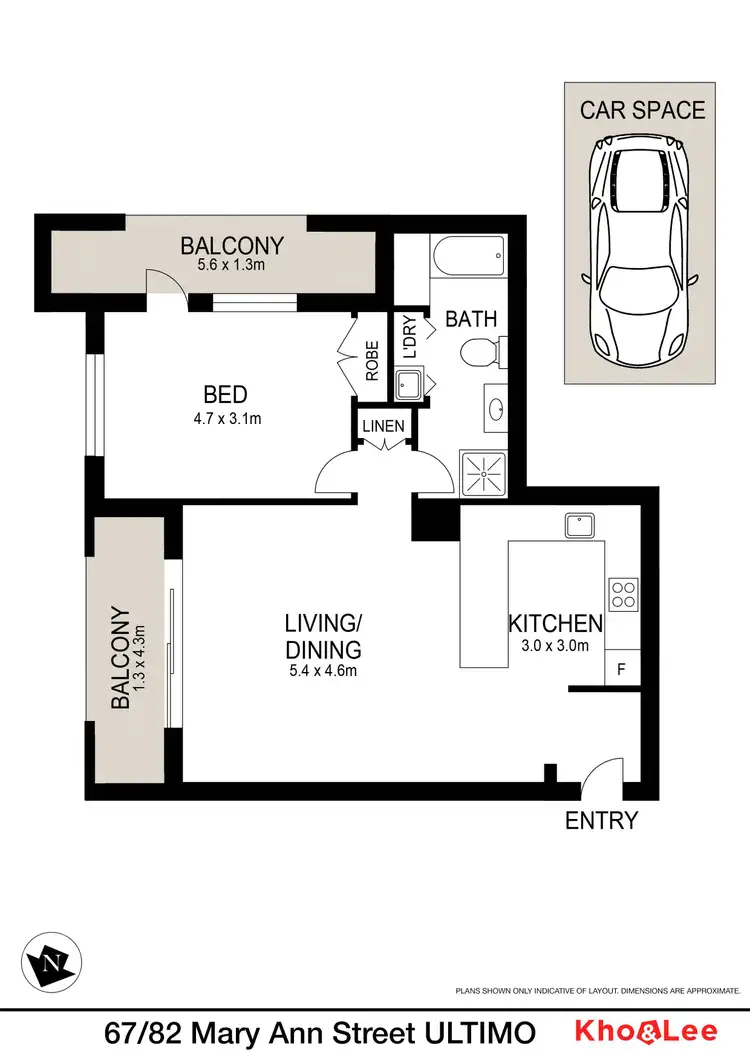 Floorplan of Homely apartment listing, 67/82 Mary Ann Street, Ultimo NSW 2007