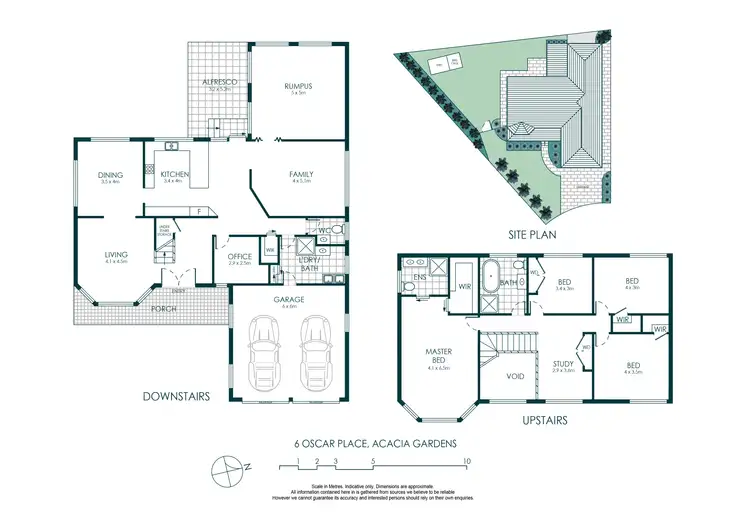 Floorplan of Homely house listing, 6 Oscar Place, Acacia Gardens NSW 2763
