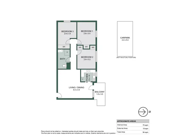 Floorplan of Homely unit listing, 11/21 Sturt Street, Glenelg North SA 5045