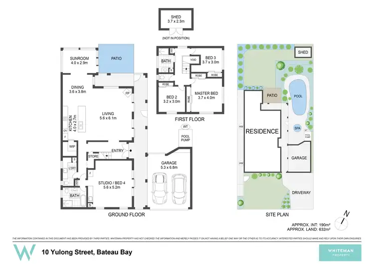 Floorplan of Homely house listing, 10 Yulong Street, Bateau Bay NSW 2261