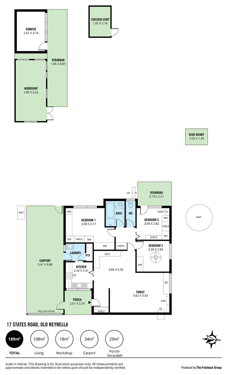 Floorplan of Homely house listing, 17 States Road, Old Reynella SA 5161