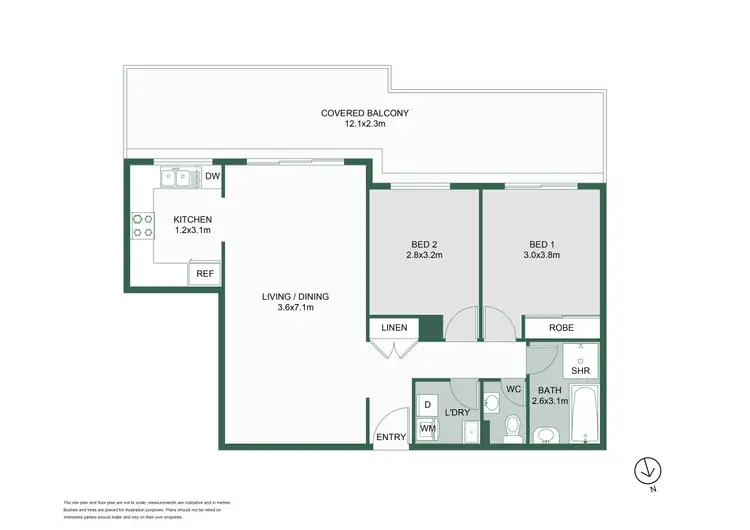 Floorplan of Homely unit listing, 27/2-14 Pacific Street, Bronte NSW 2024