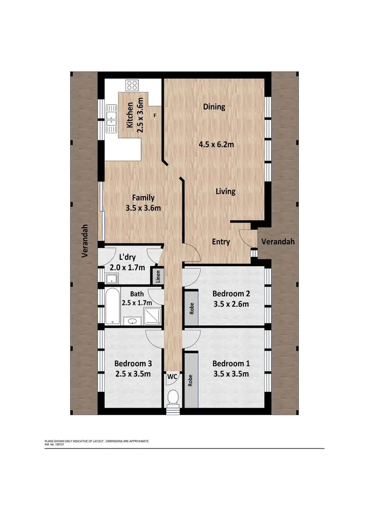 Floorplan of Homely house listing, 57 Pennington Crescent, Calwell ACT 2905