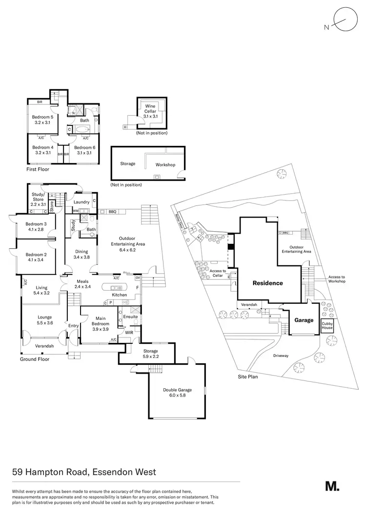 Floorplan of Homely house listing, 59 Hampton Road, Essendon West VIC 3040