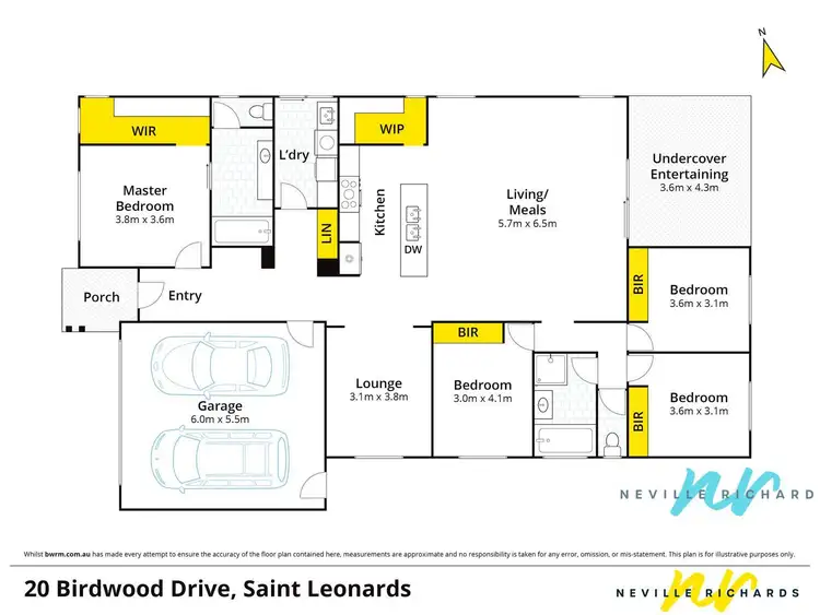 Floorplan of Homely house listing, 20 Birdwood Drive, St Leonards VIC 3223