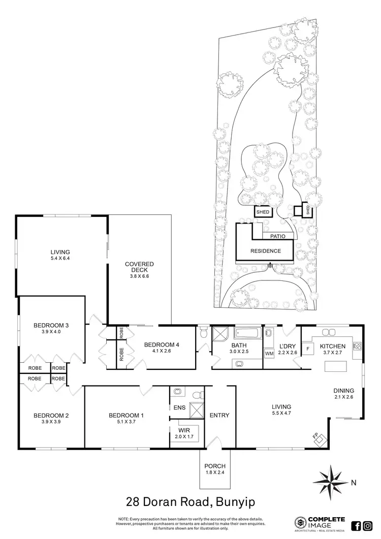 Floorplan of Homely house listing, 28 Doran Road, Bunyip VIC 3815
