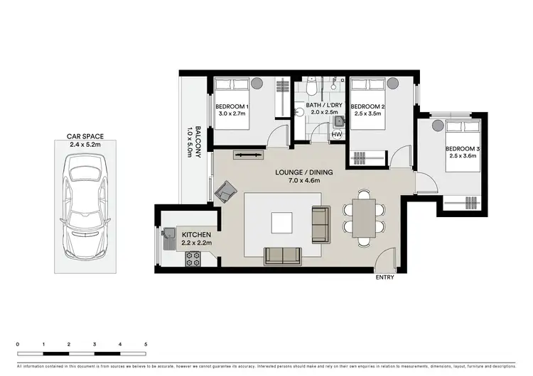 Floorplan of Homely apartment listing, 25/28 Fitzgerald Street, Coffs Harbour NSW 2450