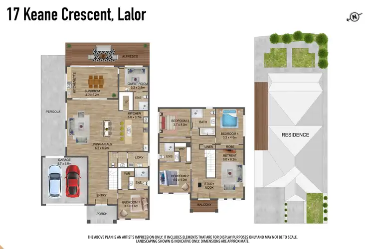 Floorplan of Homely house listing, 17 Keane Crescent, Lalor VIC 3075