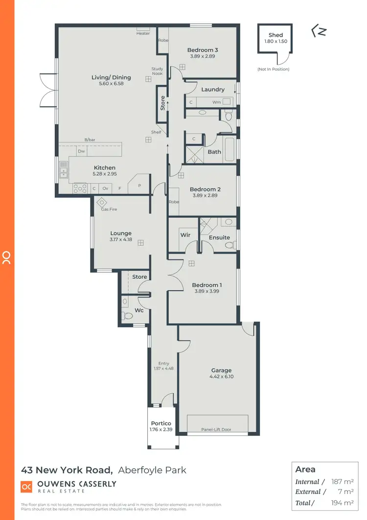 Floorplan of Homely house listing, 43 New York Road, Aberfoyle Park SA 5159