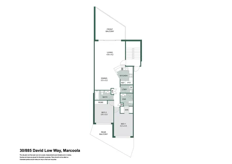 Floorplan of Homely unit listing, 30/885 David Low Way, Marcoola QLD 4564